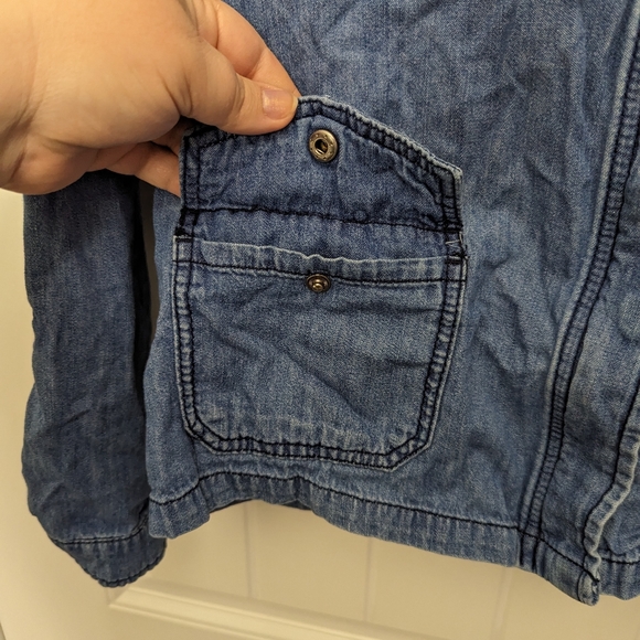 🌺BDG Front Zip Denim Hooded Jacket with Front Pockets - Picture 4 of 7